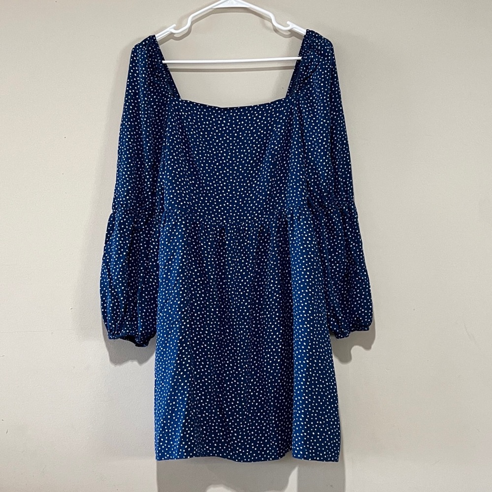 Polka dot mini dress